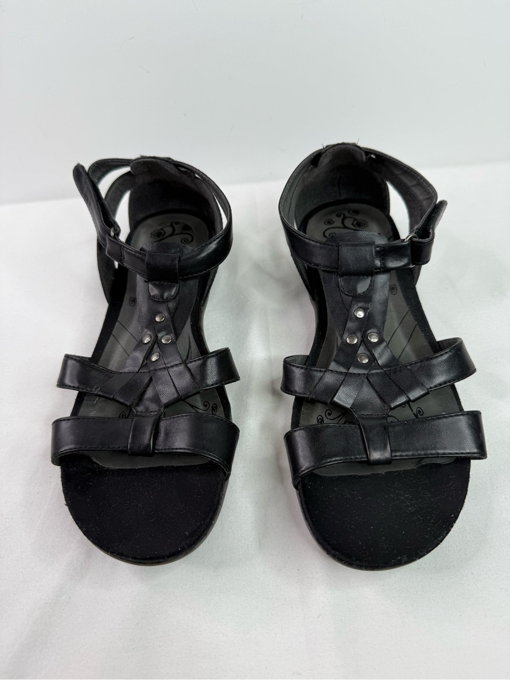 Baretraps Ryen Black Gladiator Style Fisherman Sandal Size 10